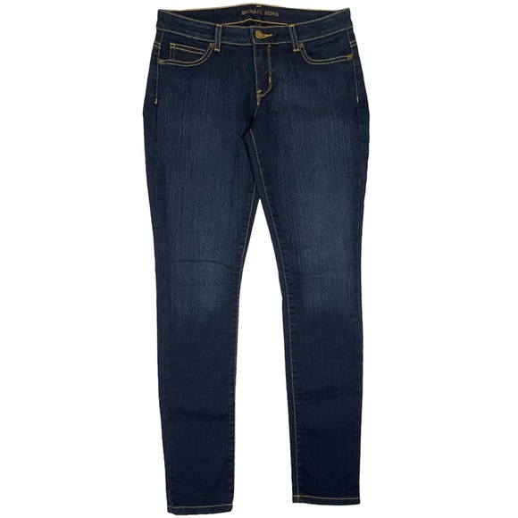 Michael Kors Dark Wash Skinny Jeans - Picture 7 of 16